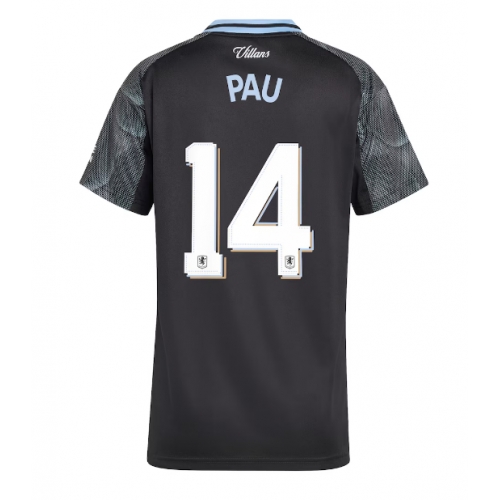 Billige Fotballdrakt Aston Villa Pau Torres #14 Replika Bortedrakt Dame 2025-26 Kortermet Billige Fotballdrakt Aston Villa Pau Torres #14 Replika Bortedrakt Dame 2025-26 Kortermet